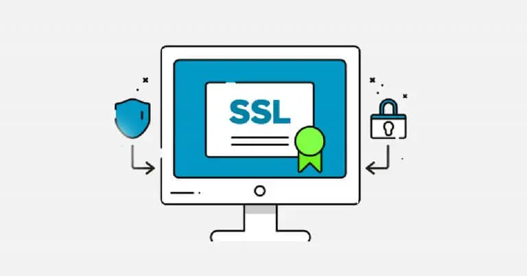 THis Image is a visual representation of SSL certificate on a website